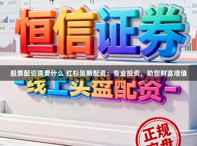 股票配资需要什么 红杉策略配资:专业投资,助您财富增值