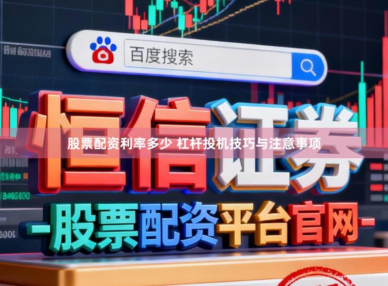 股票配资利率多少 杠杆投机技巧与注意事项